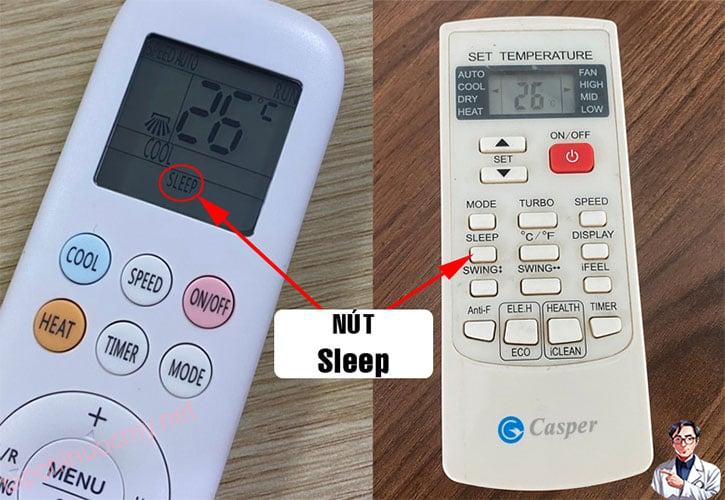 Vào ban đêm, bạn nên sử dụng chế độ Sleep (chế độ ngủ đêm) để bảo vệ sức khỏe và tiết kiệm điện. 