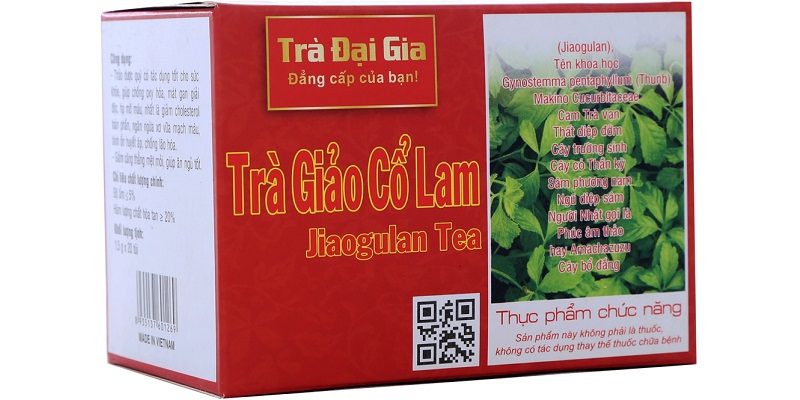 Uống trà giảo cổ lam thường xuyên giúp thanh nhiệt, giải độc.