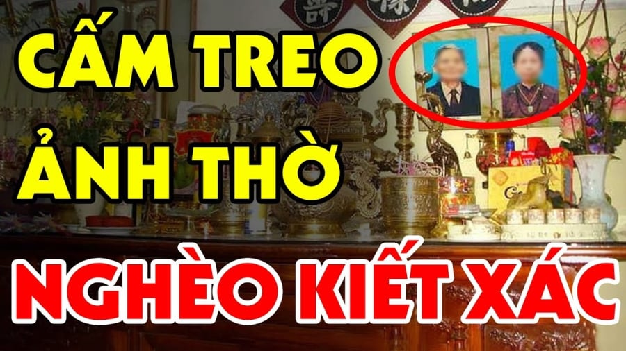 Treo ảnh thờ phạm vào điều đại ⱪị