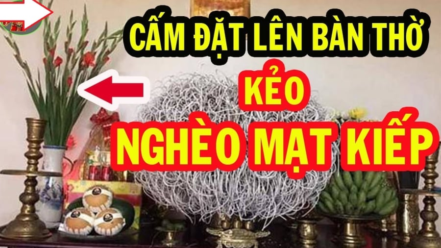 Những thứ ⱪhȏng ᵭặt dưới chȃn bàn thờ