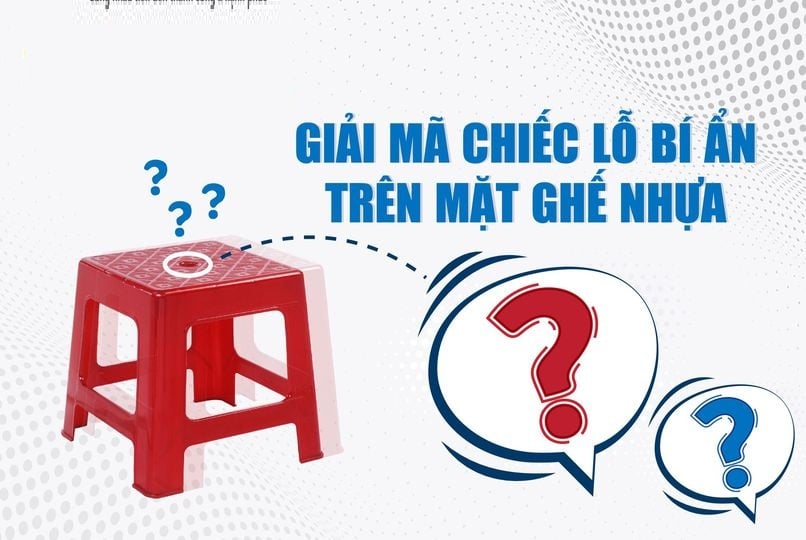 Lỗ tròn giữa ghḗ ᵭược thiḗt ⱪḗ nhằm mục ᵭích thȏng hơi, thoát nhiệt giúp chúng ta thoải mái hơn ⱪhi sử dụng. 