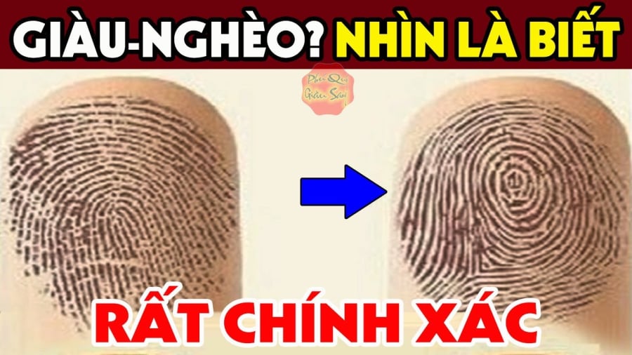 Nhìn hoa tay biết giàu nghèo