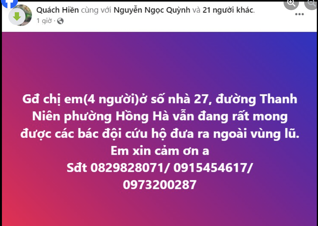 Xót xa lời kêu cứu ở Yên Bái: Biển nước ngập lên tầng 2, cạn kiệt đồ ăn - 1