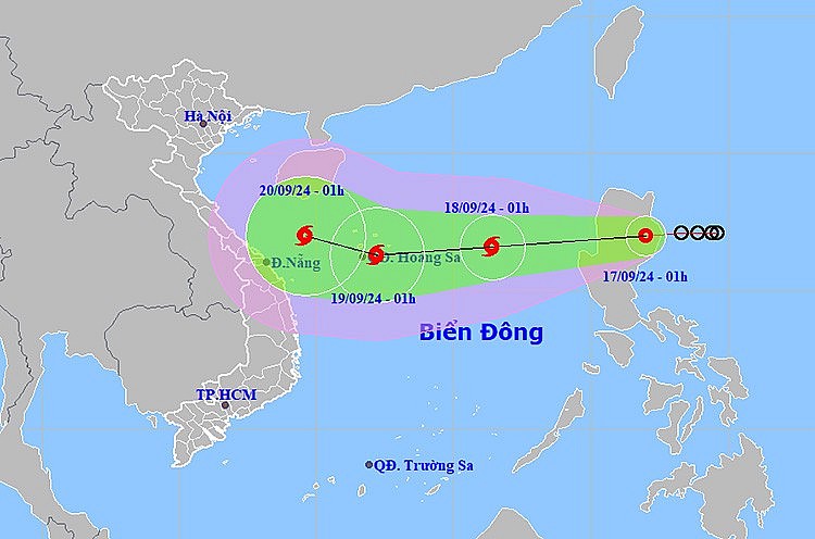 Áp thấp nhiệt đới đi vào Biển Đông và mạnh lên thành bão số 4 với 2 kịch bản đổ bộ | Thời báo Tài chính Việt Nam