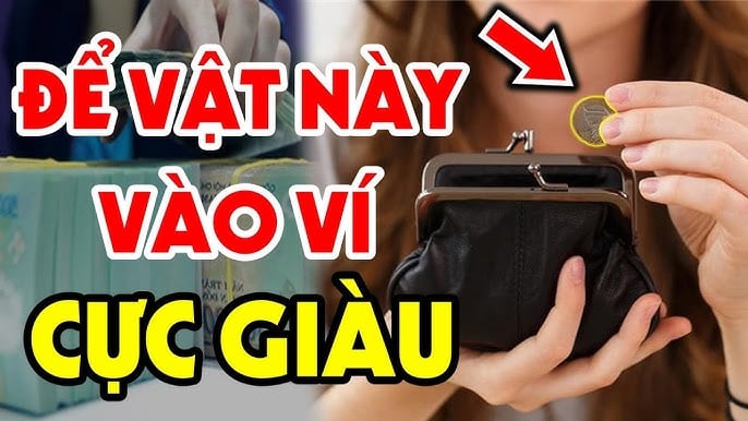 Vật phong thuỷ ᵭể hút may mắn vḕ cho ví tiḕn