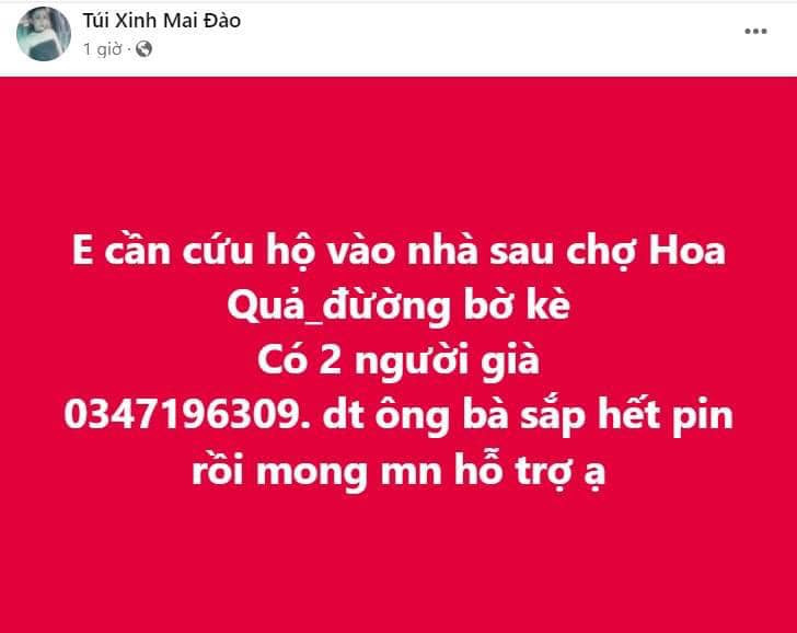 Lũ dâng cao kỷ lục không kịp trở tay, nhói lòng lời cầu cứu của người thân, nhiều gia đình bị kẹt cứng, có cả người già và trẻ em - Ảnh 4