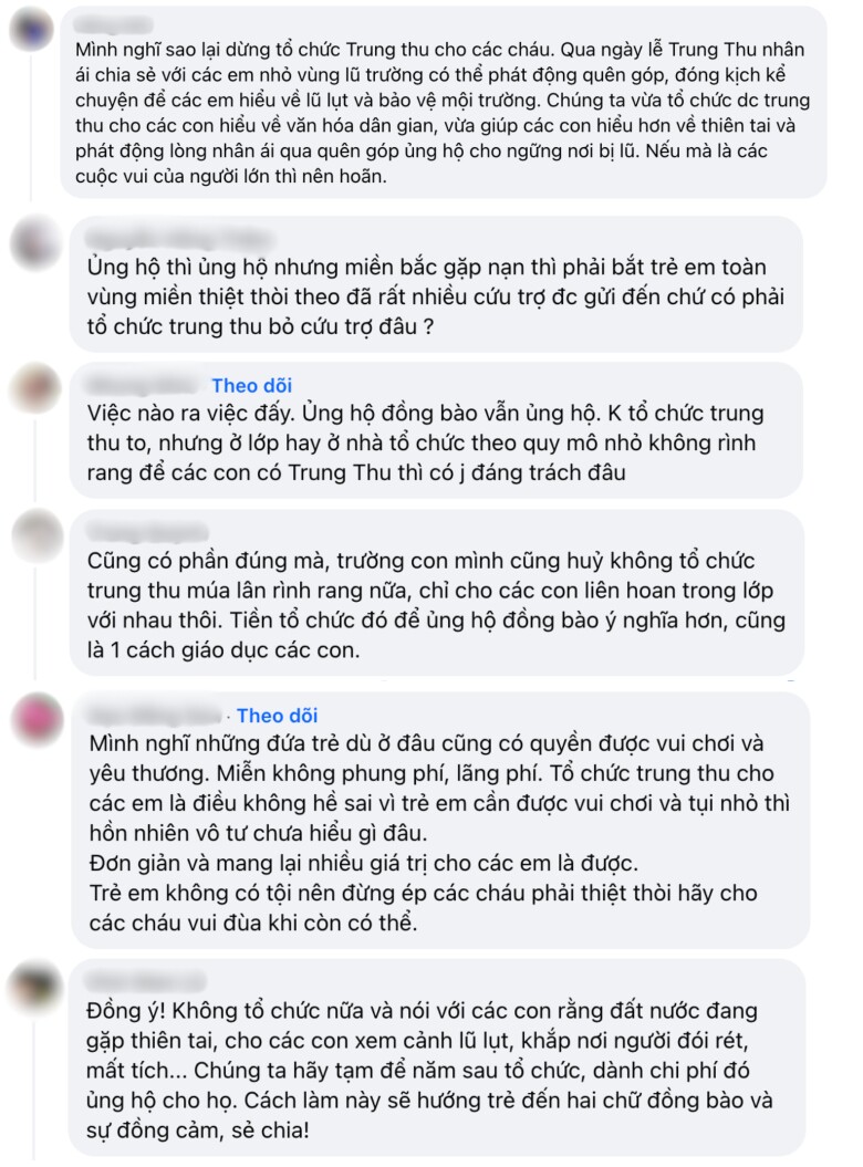 Mẹ bỉm Hà Nội bức xúc khi phụ huynh lớp con hồ hởi đóng 200 nghìn tổ chức Trung thu, thay vì hỗ trợ bão lũ - 2