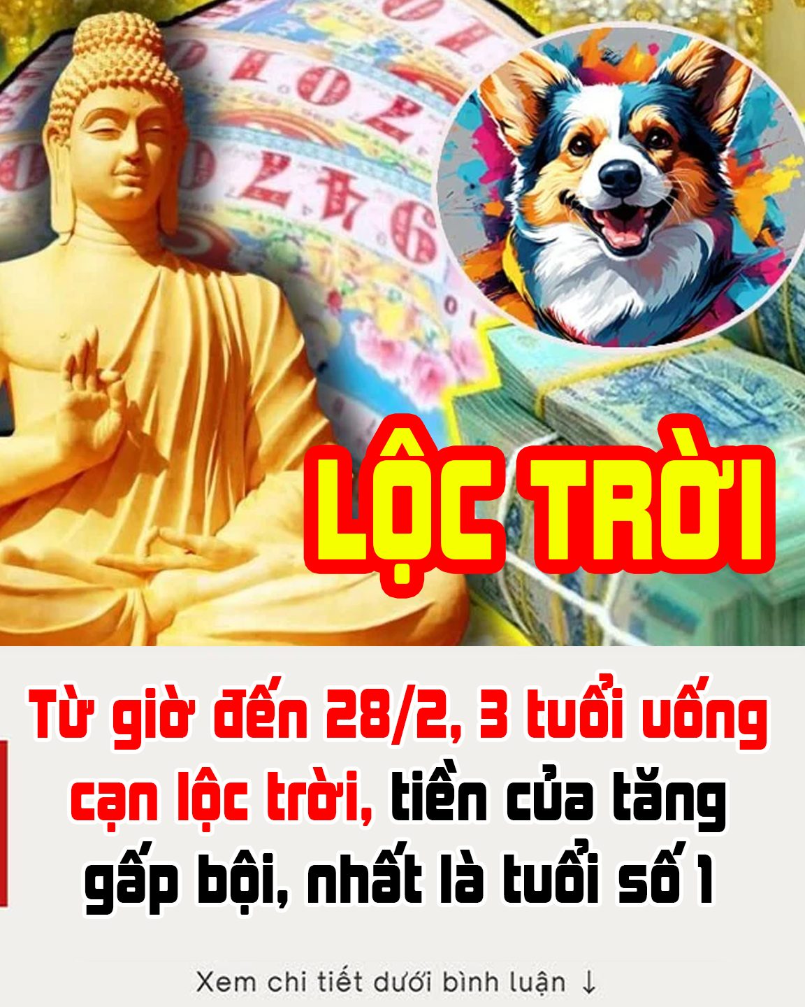 Từ giờ đến 28/2, 3 tuổi uống cạn lộc trời, tiền của tăng gấp bội, nhất là tuổi số 1