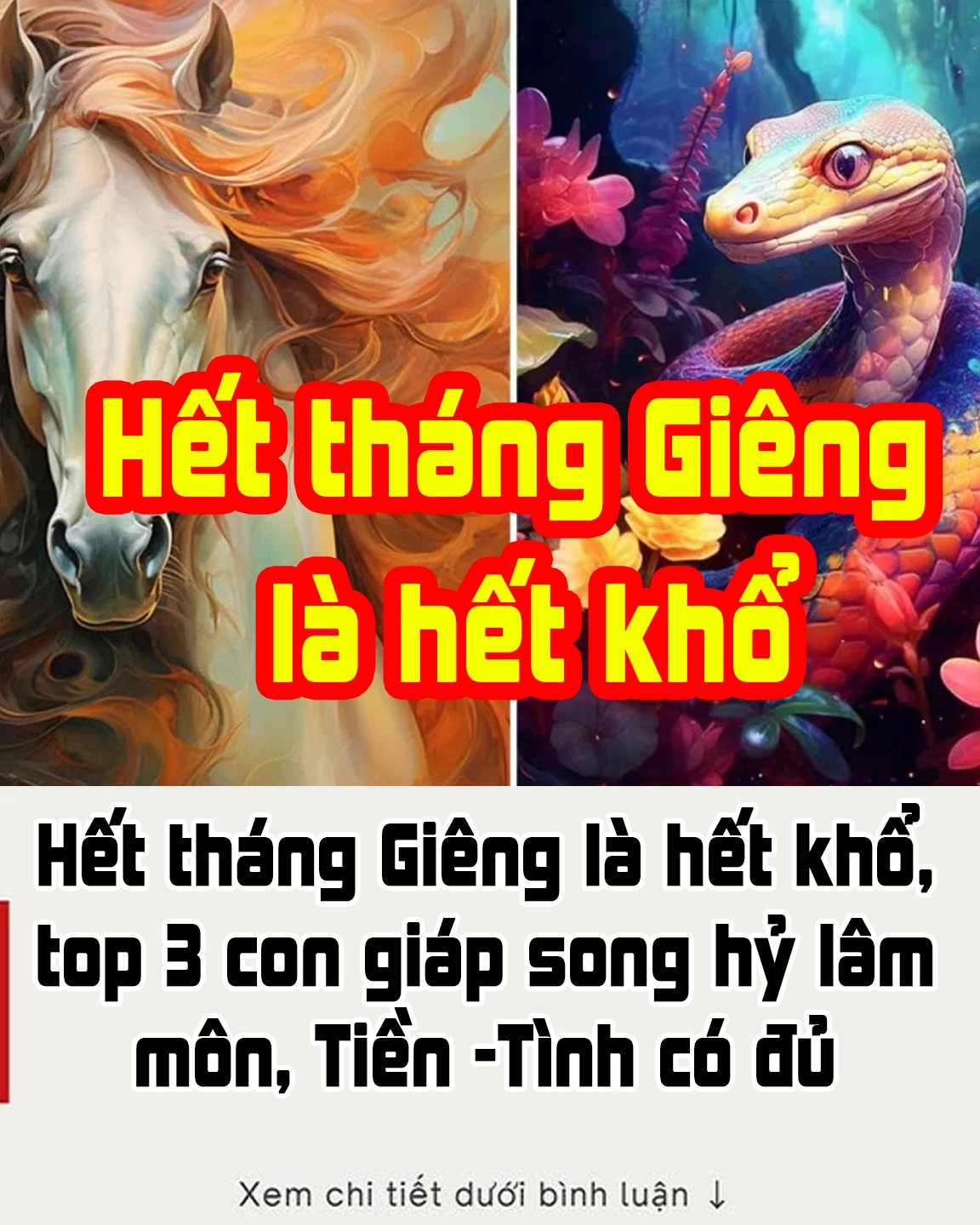 Hết tháng Giêng là hết khổ, top 3 con giáp song hỷ lâm môn, Tiền -Tình có đủ