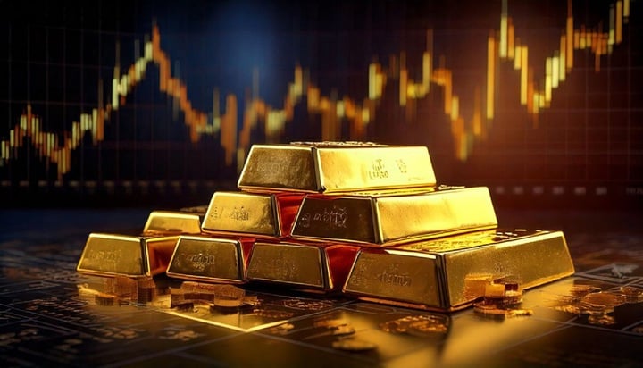Giá vàng thế giới hôm nay tiếp tục tăng.
