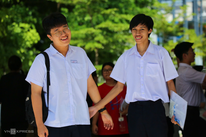 Thí sinh thi tốt nghiệp THPT 2025 tại Đà Nẵng. Ảnh: Nguyễn Đông
