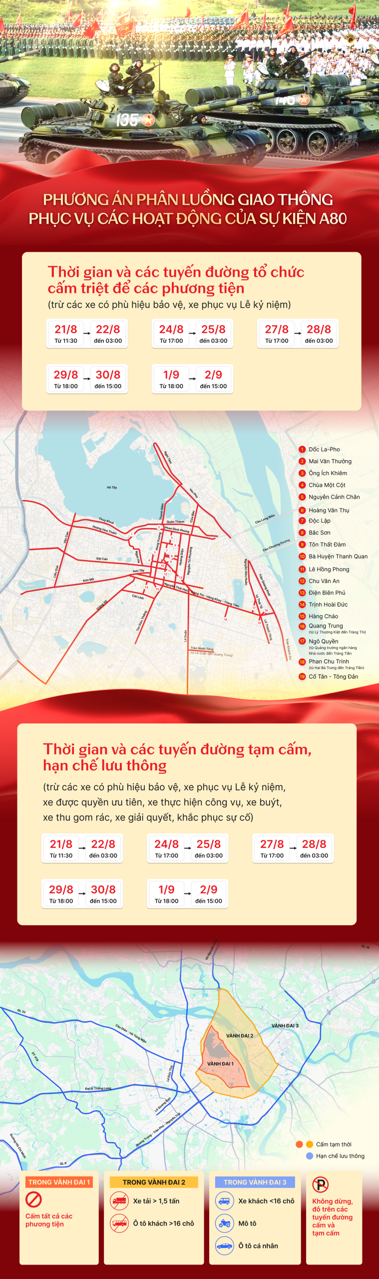 Công an Hà Nội phát thông báo mới tới tất cả người tham gia giao thông từ 11h30 ngày mai - Ảnh 2.