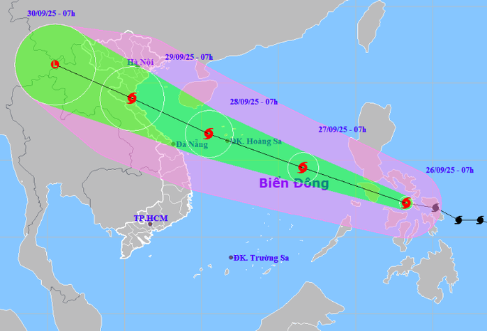 Bão Bualoi “lao nhanh” gấp đôi các cơn bão khác, tới 30 km/giờ - 1