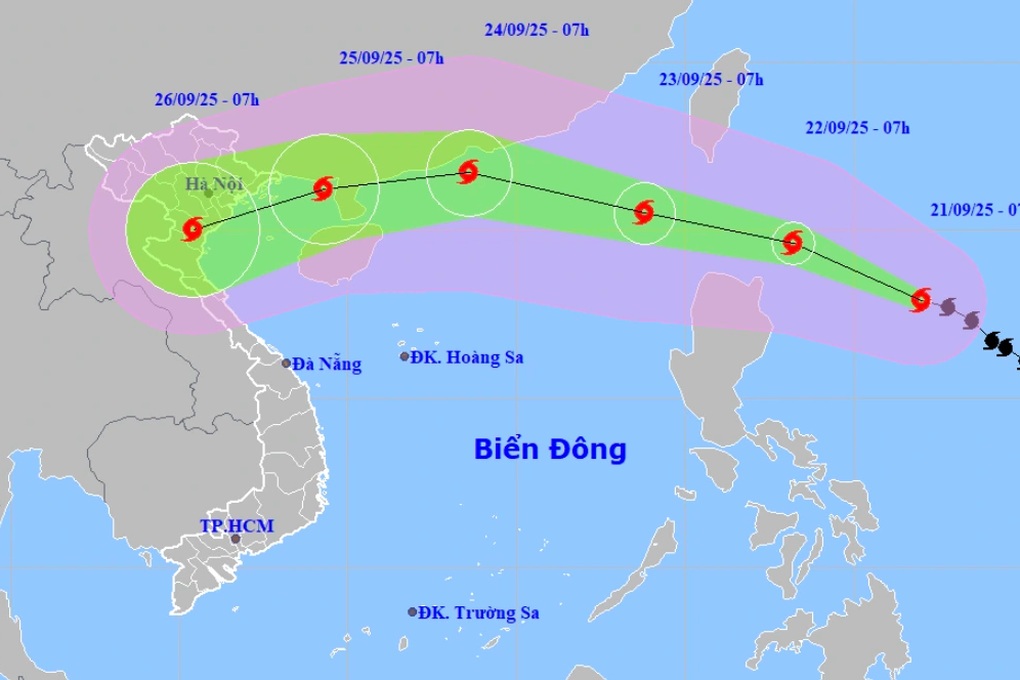 Bão Ragasa tăng lên cấp 14, nhận định những khu vực bị ảnh hưởng - 1