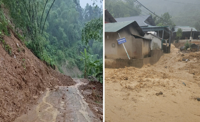 Bão số 10 di chuyển lệch về phía Bắc: Có nơi đã sạt lở và ngập lụt, nhiều nhà dân tan hoang vì lốc xoáy- Ảnh 20.