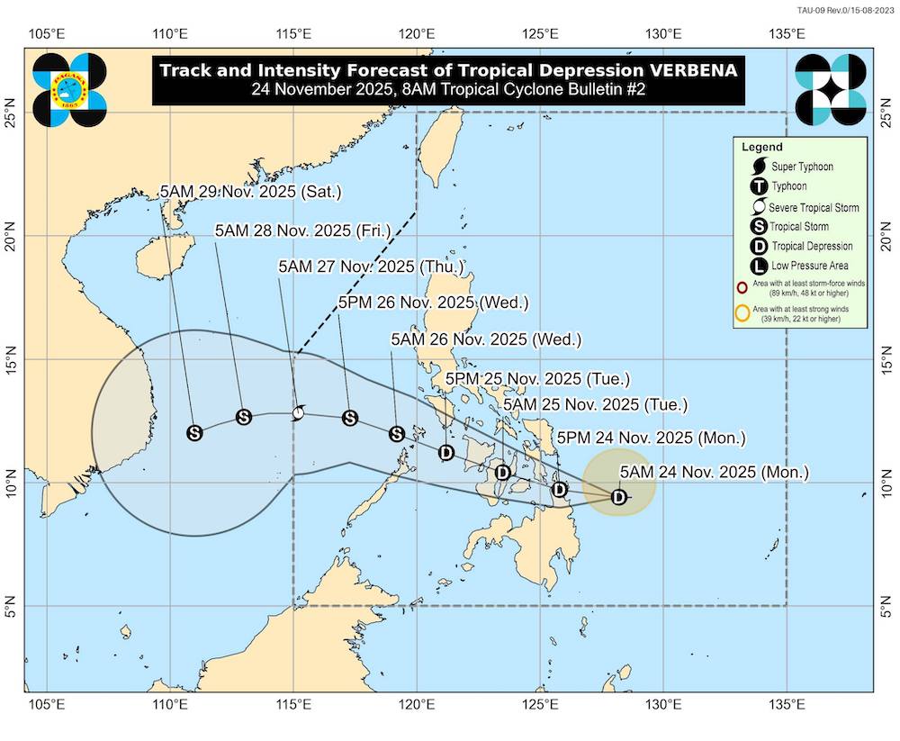 Dự báo bão số 15 vào Biển Đông 48 giờ tới, hướng về đất liền Việt Nam