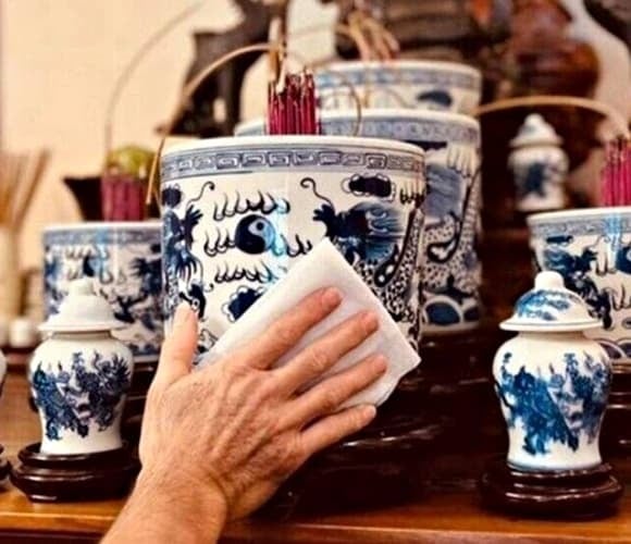 Khi tiến hành bao sái, gia chủ chỉ nên tập trung vào việc lau dọn, chỉnh trang ở mức vừa phải.