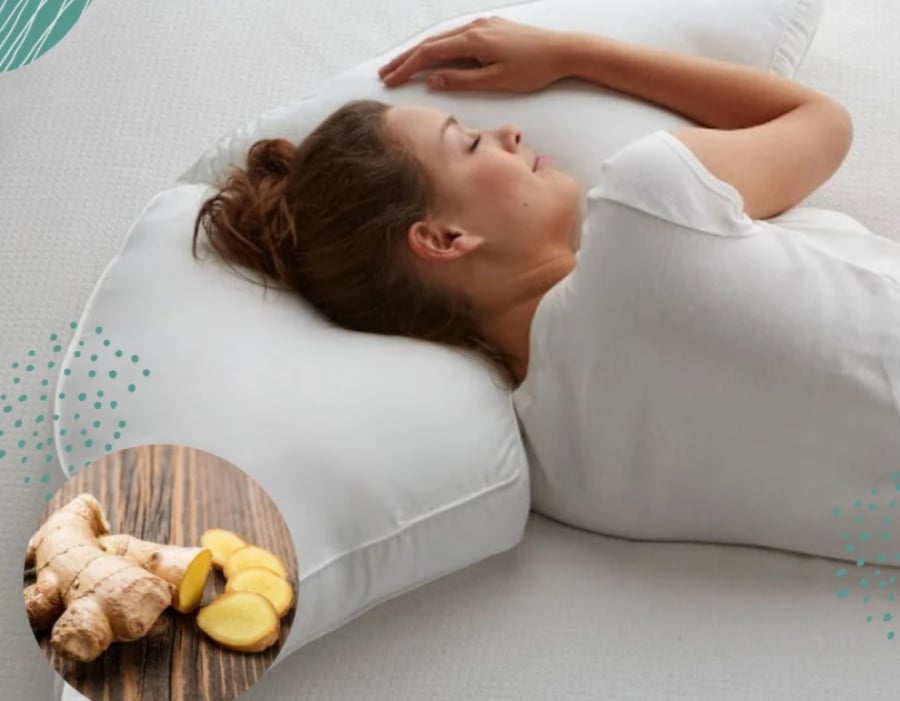 Đặt nhánh gừng tươi dưới gṓi mẹo hay nam nữ ᵭḕu cần