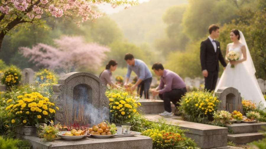 Thanh minh là dịp thời tiết đẹp nhưng âm khí lại vượng