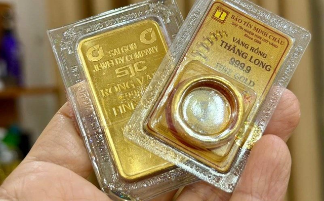 Giá vàng miếng SJC, vàng nhẫn trơn chiều ngày 26/5