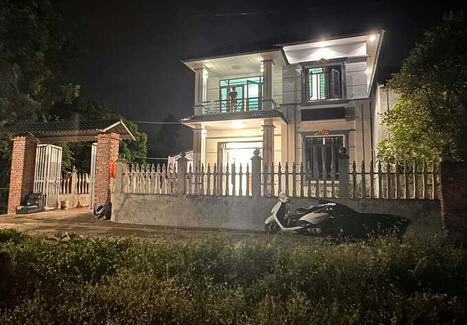 Căn nhà xảy ra sự việc. Ảnh: Công an Bắc Ninh