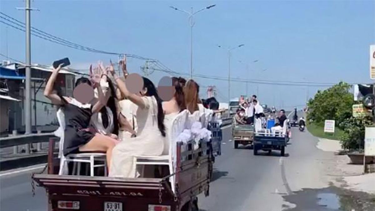 Vụ đoàn đưa dâu bằng xe ba bánh: 4 tài xế bị phạt, tịch thu 3 phương tiện