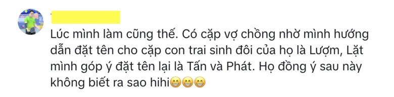 Chia sẻ từ chính người nhân viên đã hỗ trợ sửa tên cho một cặp song sinh.