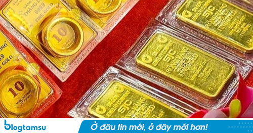 Giá vàng hôm nay: Giá vàng miếng rơi mạnh